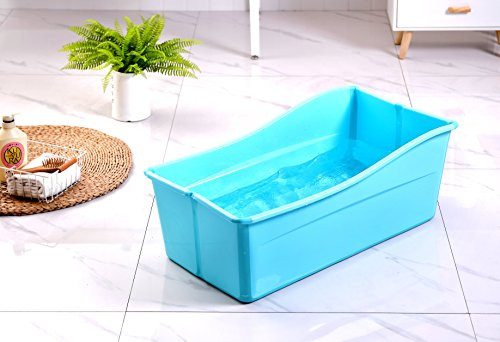 Ganen Baby Bath Tub Portable (Blue)