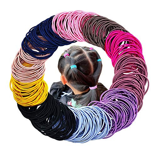 330 Pieces Multicolor No Crease Girls Hair Ties? Hair Bands ?Bulk Elastics Ponytail Holders Ties for Thick Heavy and Curly Hair (4.5 cm in Diameter, 2 mm? 330 Pieces Multicolor No Crease Girls Hair Ties? Hair Bands ?Bulk Elastics Ponytail Holders Ties for Thick Heavy and Curly Hair (4.5 cm in Diameter, 2 mm?