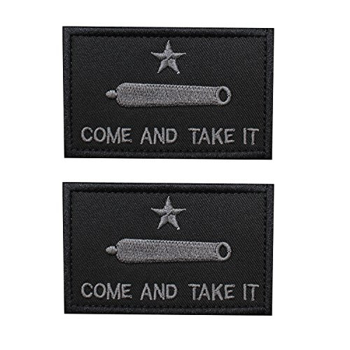 EJG 2 Pieces 3"x2" Tactical Patch Military Path with Velcro Morale Patch Hook & Loop (09)