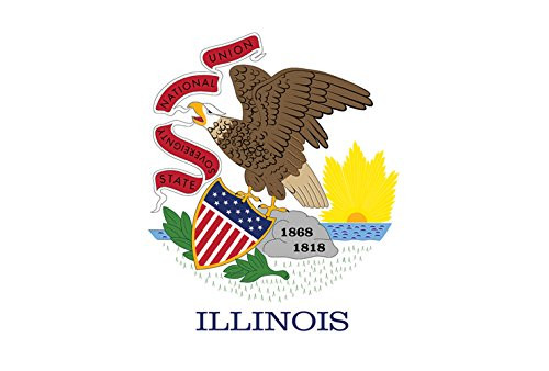 Toland Home Garden Illinois State Flag 12.5 x 18-Inch Decorative USA-Produced Garden Flag Toland Home Garden Illinois State Flag 12.5 x 18-Inch Decorative USA-Produced Garden Flag