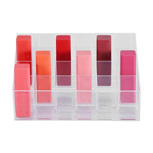 Lipstick Organizer 24 Grids Lipstick Lip Gloss Jewelry Storage Display Box Lipstick Storage Box Transparent Lipstick Organizer, Cosmetic Makeup Storage Rack for Lipstick Cosmetic Storage Box Lipstick Organizer 24 Grids Lipstick Lip Gloss Jewelry Storage Display Box Lipstick Storage Box Transparent Lipstick Organizer, Cosmetic Makeup Storage Rack for Lipstick Cosmetic Storage Box
