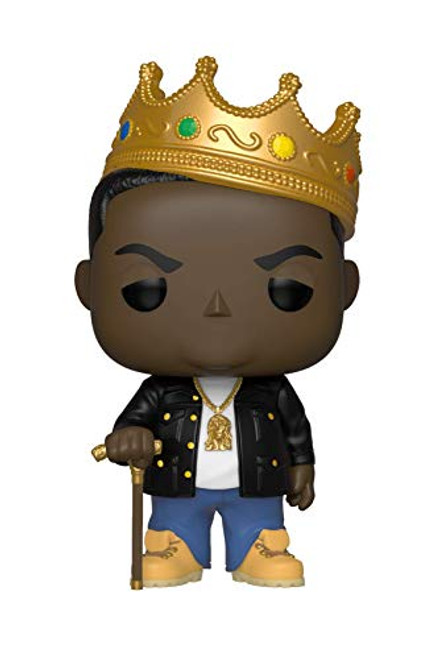 Funko Pop Rocks: Music - Notorious B.I.G. with Crown Collectible Figure, Multicolor