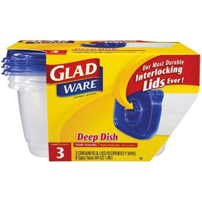 CLO70045 - GladWare Plastic Entree Containers