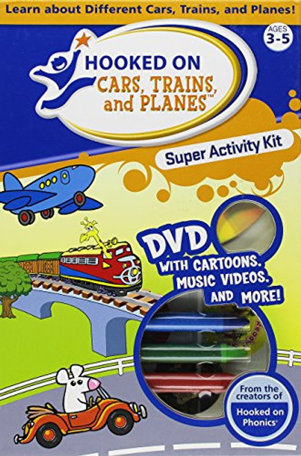 Hooked on Cars, Trains and Planes Super Activity Kit