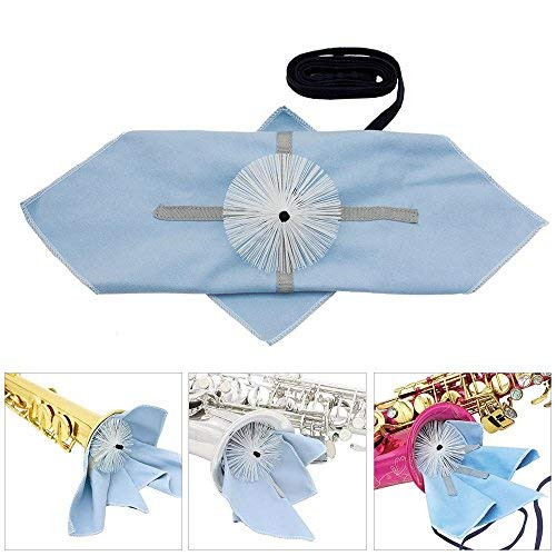Saxophone Swab Alto,Alto Sax Cleaning Brush Pull Through Cloth Sax Saxophone Cleaning Cloth, Durable Saxophone Sax Clarinet Swab Cleaning Cloth Kit Tool For Tube Inside Clean