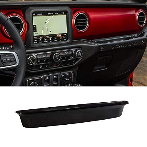 BulbForst Passenger Grab Tray Storage Organizer Box for 2018 2019 Jeep Wrangler JL JLU Rubicon Sahara Sport Sports 2020 Jeep Gladiator JT, Interior Jeep Accessories