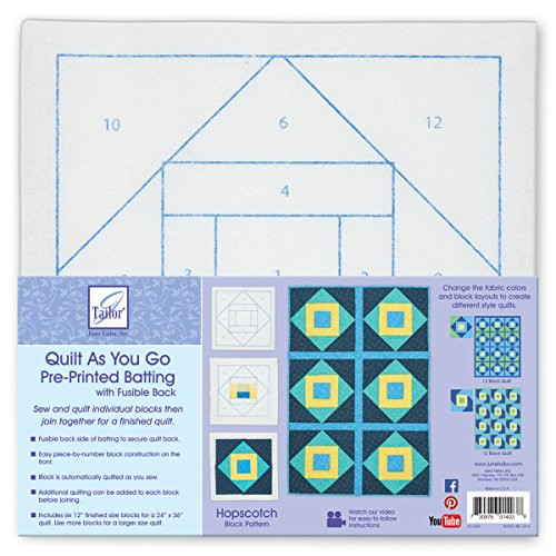 June Tailor Block Series Quilt As You Go - Hopscotch (JT-1403)