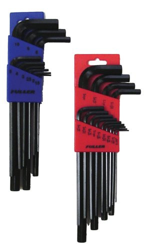 Fuller Tool 130-7822 22-Piece Combo SAE/Metric Long Arm Hex Key Set