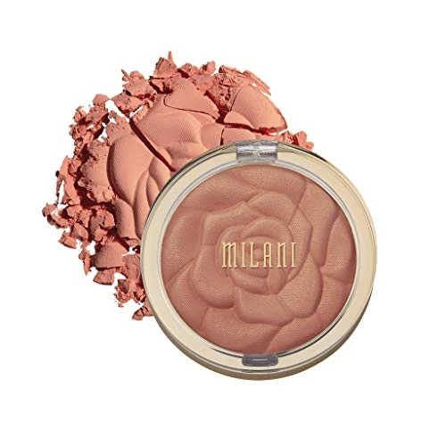 Milani Rose Powder Blush - Blossomtime Rose (0.6 Ounce) Cruelty-Free Blush - Shape, Contour & Highlight Face with Matte or Shimmery Color