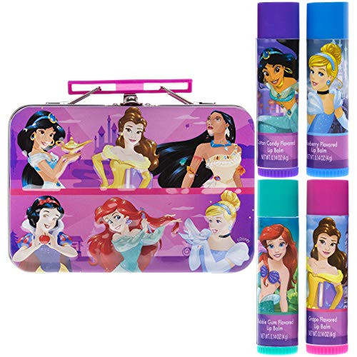 Townley Girl Disney Princess Swirl Lip Balm with Storage Tin, 5 CT Townley Girl Disney Princess Swirl Lip Balm with Storage Tin, 5 CT