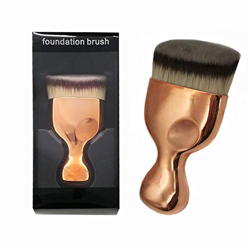 Flat Top Kabuki Foundation Makeup Brush for Face and body Perfect for Blending Liquid Foundation Cream or Flawless Powder Cosmetics Buffing Stippling Concealer Flat Top Kabuki Foundation Makeup Brush for Face and body Perfect for Blending Liquid Foundation Cream or Flawless Powder Cosmetics Buffing Stippling Concealer