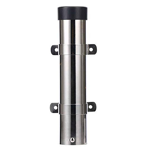 Five Oceans Stainless Steel Marine Side Mount Vertical Rod Holder with Brackets FO-133