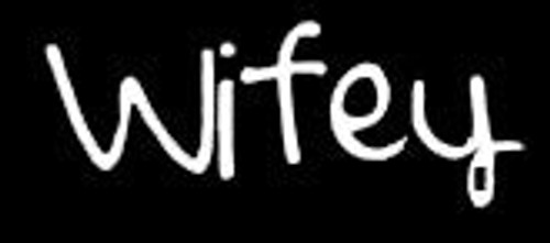 LLI Wifey | Decal Vinyl Sticker | Cars Trucks Vans Walls Laptop | White | 5.5 x 2.2 in | LLI1114 LLI Wifey | Decal Vinyl Sticker | Cars Trucks Vans Walls Laptop | White | 5.5 x 2.2 in | LLI1114