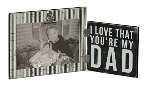 Primitives by Kathy Hinged Frame, My Dad, 7.25 by 5.75-Inch