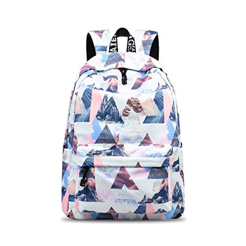 YANAIER School Backpack for Teen Girls & Boys Lightweight Casual Laptop Book Bag Travel Hiking Camping Daypack Mountain