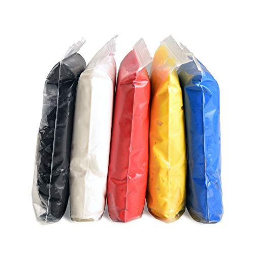 BOHS Primary Colors Super Light Clay, Air Dry, for Preschool Arts & Crafts-1.1 Pound / 500 Grams