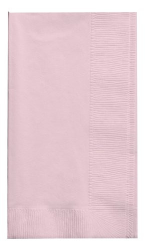 Creative Converting 50-Count Touch of Color Paper Dinner Napkins, Classic Pink