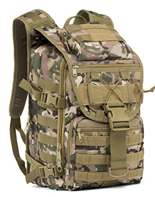 Military Backpack-Tactical Molle Rucksack - Tactical Backpack Laptop Army 3 Day Bug Out Bag Assault Pack Molle Backpack Travel