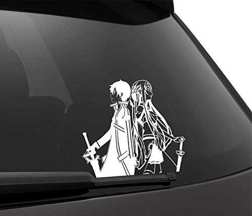 Sword Art Online Kirito and Asuna - Car Window Decal
