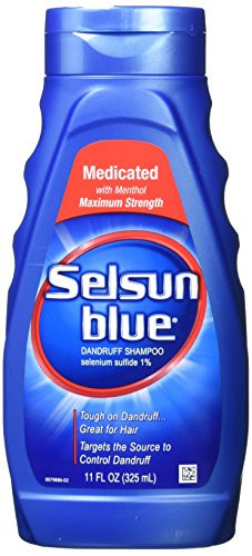 Selsun Blue Medicated Dandruff Shampoo 11 Oz (2 Pack)