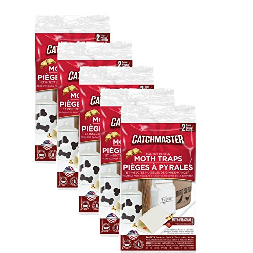 Catchmaster 812SD Pantry Pest Traps, 5 Pack of 2 (10 Traps Total) Catchmaster 812SD Pantry Pest Traps, 5 Pack of 2 (10 Traps Total)