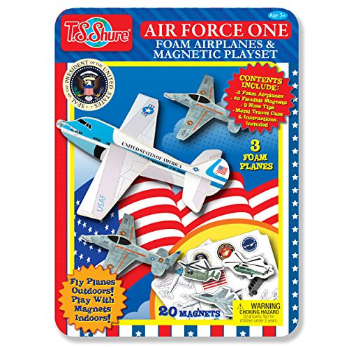T.S. Shure Air Force One Paper Plane Jets Activity Tin Playset