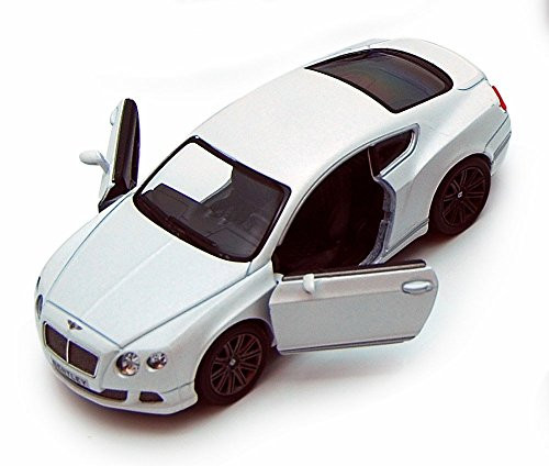 Kinsmart 2012 Bentley Continental GT Speed, White 5369D - 1/38 scale Diecast Model Toy Car (Brand New, but NO BOX)