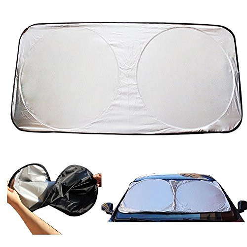 Haifly Front Windshield Sunshade for Car Window Car Sun Shade Folding Silvering Reflective Sunshade Car