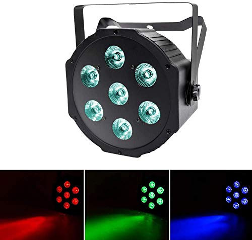 U`King DJ Stage Lights RGBW 10W X 7 LED Uplighting Par Can Light by Sound Activated and DMX Control Uplights for Wedding Disco Party Concert Church Live Show U`King DJ Stage Lights RGBW 10W X 7 LED Uplighting Par Can Light by Sound Activated and DMX Control Uplights for Wedding Disco Party Concert Church Live Show