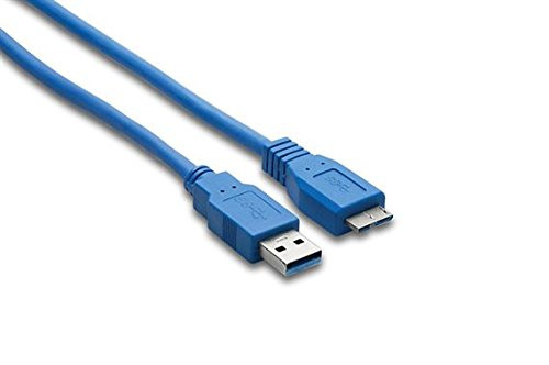 Hosa USB-306AC Type A to Micro-B SuperSpeed USB 3.0 Cable, 6 Feet