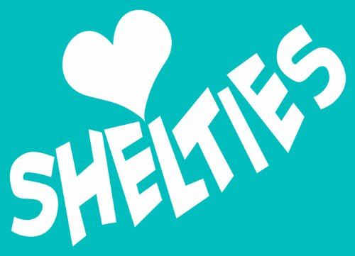 Imagine This Car Window Decal, Heart Shelties