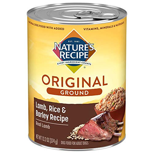 Nature's Recipe Easy to Digest Wet Dog Food, Lamb, Rice & Barley Recipe, 13.2 Ounce Can, (Pack of 12) (Packaging May Vary)