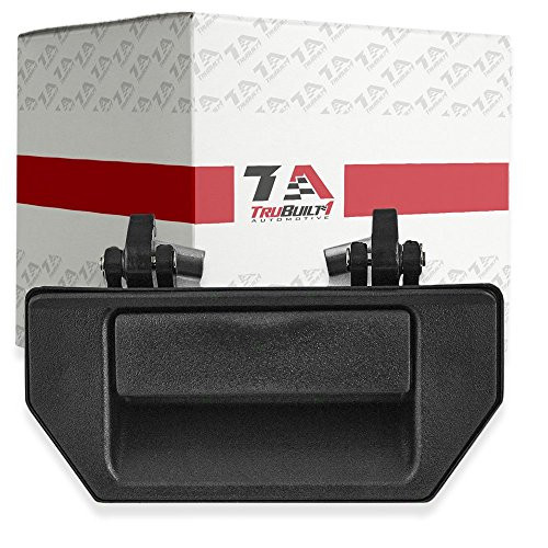 T1A Tailgate Handle Replacement for 1986-2000 Nissan Pickup, Frontier and D21 Rear, Textured Black, T1A 90606-8Z360