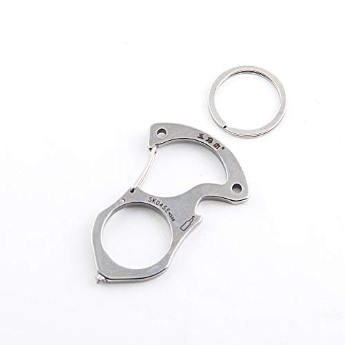 Sanrenmu Keychain with Bottle Opener Window Breaker Function EDC Multi Tool for Outdoor Camping