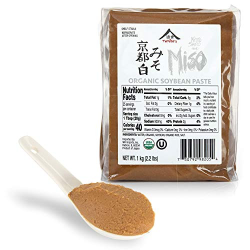 Organic Kyoto Shiro White Miso Paste by Namikura Miso Co. (2.2 pound)