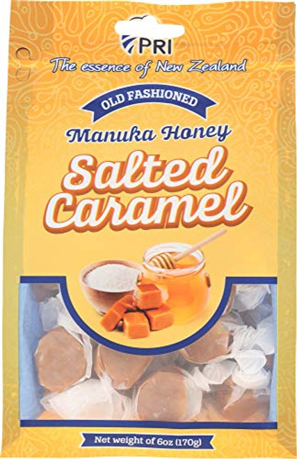 PRI Manuka Honey Salted Caramels 6oz