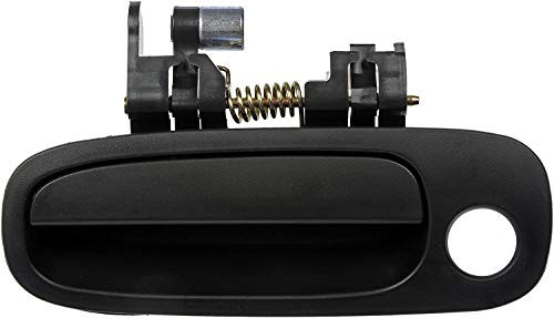 MYSMOT 80423 Exterior Front Left Driver Side LH Door Handle Compatible with 1998-2002 Chevrolet Prizm, 1998-2002 Toyota Corolla 94857481