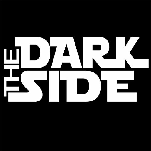 CCI The Dark Side Star Wars Decal Vinyl Sticker|Cars Trucks Vans Walls Laptop| White |5.5 x 2.5 in|CCI525