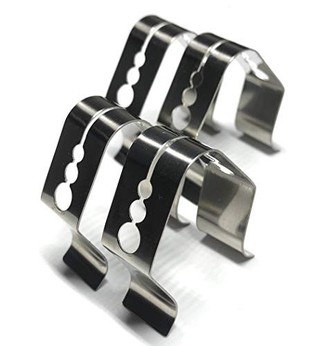 CLORY 4pcs Thermopro Maverick Probe Clip Holder Universal Grill Clip Accessories Thermometer Smoker Ambient Probe Holder Temperature Probe Clip Holder for Thermopro and Maverick Thermometer
