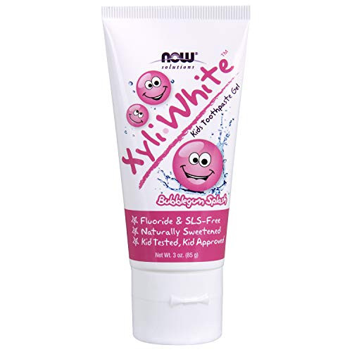 NOW Solutions, Xyliwhite Toothpaste Gel for Kids, Bubblegum Splash Flavor, Kid Approved! 3-Ounce