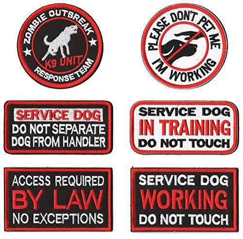 GrayCell Dog Pack Hound Travel Hiking Backpack Saddlebags/Morale Service Dog Patches for Pet Tactical K9 Harness Vest