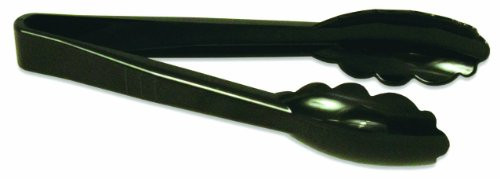Crestware 12-Inch Pan Cover, Tongs Black