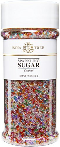 India Tree Sugar, Confetti, 7.5-Ounce (Pack of 4)