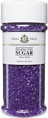 India Tree Ultra Violet Sparkling Sugar, 7.5 oz (Pack of 3)