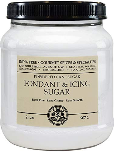 India Tree Fondant & Icing Sugar, 2 lb (Pack of 2)
