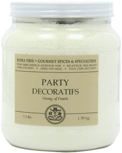 India Tree Nature's Colors String of Pearls Party Decoratifs, 3.5 lb