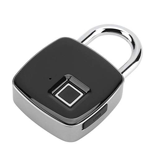 Yosooo Smart Fingerprint Lock Portable Biometric Security No Password Anti-Theft Smart Fingerprint Padlock Door Cabinet Luggage Security Keyless Lock
