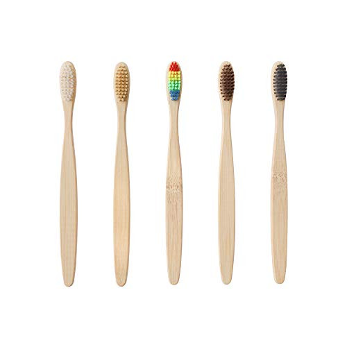 Bamboo Toothbrush Biodegradable Eco-Friendly Toothbrush Soft bristles on Travel Toothbrush (5pack) Bamboo Toothbrush Biodegradable Eco-Friendly Toothbrush Soft bristles on Travel Toothbrush (5pack)