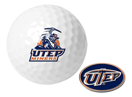 NCAA Texas El Paso Miners - Golf Ball One Pack with Marker