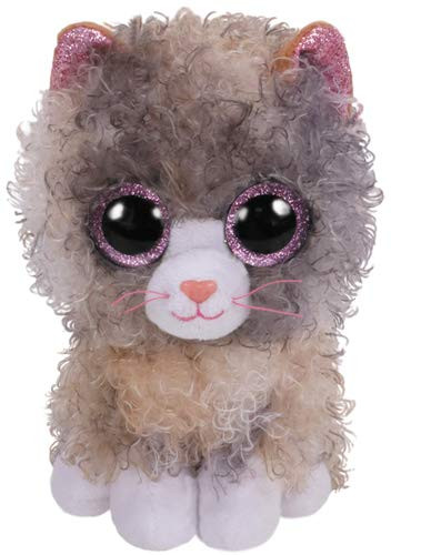 T&Y Ty Beanie BOOS - Scrappy - Curly Hair Cat reg 6" Regular